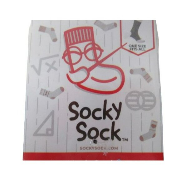 Math-Themed Socks One Size Fits All By Socky Sock - Picture 3 of 4
